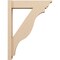 Ekena Millwork 6-in W x 24-in D x 32-in H Funston Trad Rough Cedar Woodgrain TimberThane Outlooker, Primed Tan OUTUR060X24X32FST04RCPR - alternate 5
